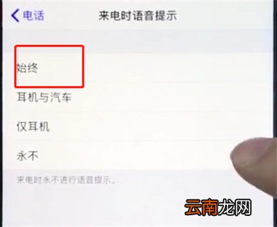 苹果手机打开来电语音提醒的详细步骤