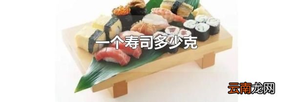 一个寿司多少克
