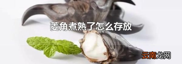 菱角煮熟了怎么存放