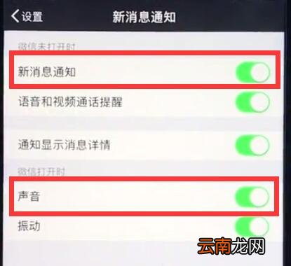 ios12中恢复微信提示音的操作步骤
