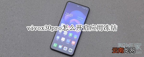 vivox30pro怎么开启应用冻结