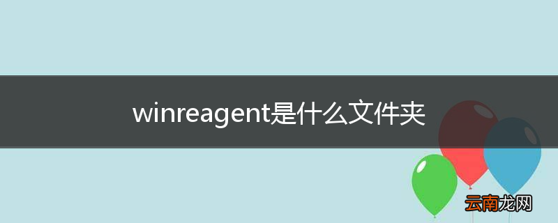 winreagent是什么文件夹