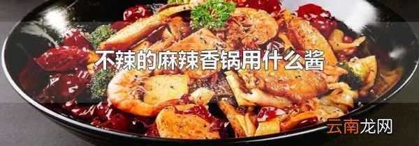 不辣的麻辣香锅用什么酱