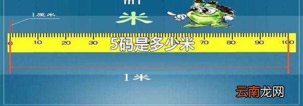 5码是多少米
