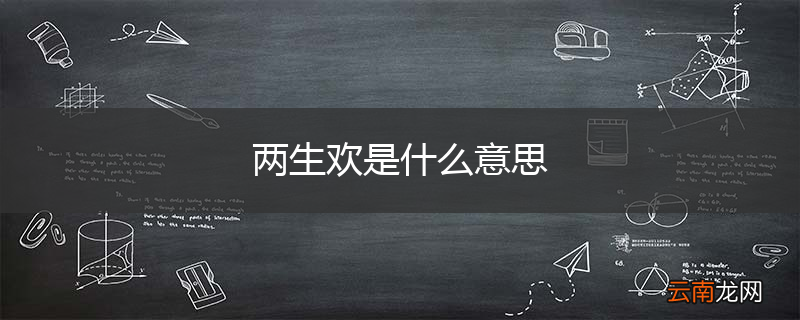 两生欢是什么意思