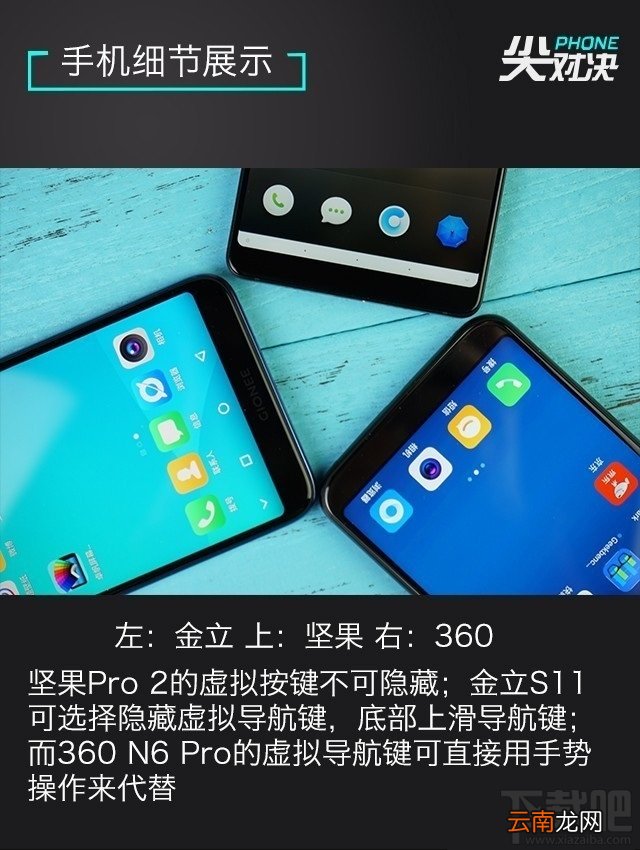 2017千元全面屏手机哪个好？坚果Pro2/360N6 Pro/金立S11区别对比