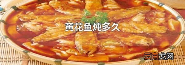 黄花鱼炖多久