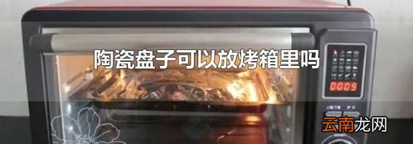 陶瓷盘子可以放烤箱里吗