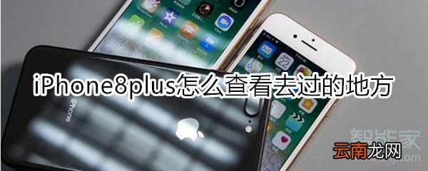 iPhone8plus怎么查看去过的地方