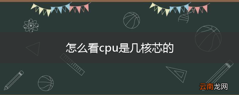 怎么看cpu是几核芯的