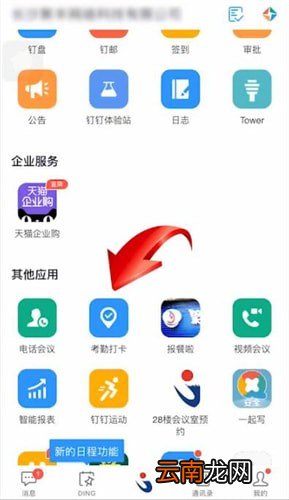 钉钉中设置极速打卡具体操作步骤