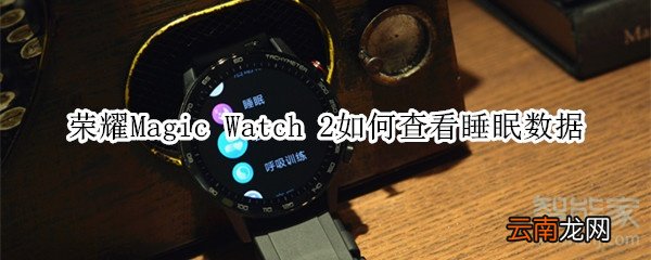 荣耀Magic Watch 2如何查看睡眠数据
