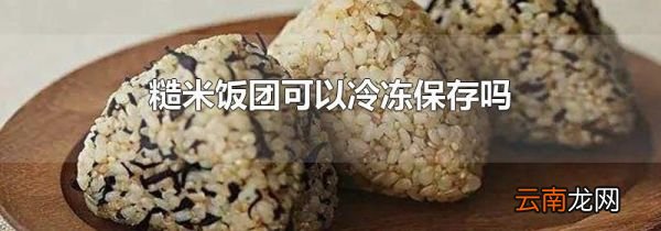 糙米饭团可以冷冻保存吗