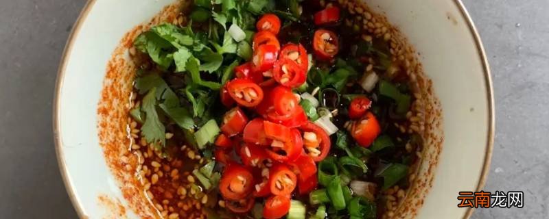 肉皮冻蘸料的家常做法步骤