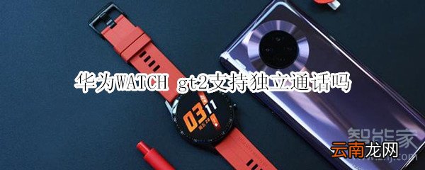 华为WATCH gt2支持独立通话吗