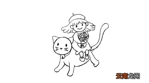 喵咪插图简笔画 猫咪插图简笔画怎么画
