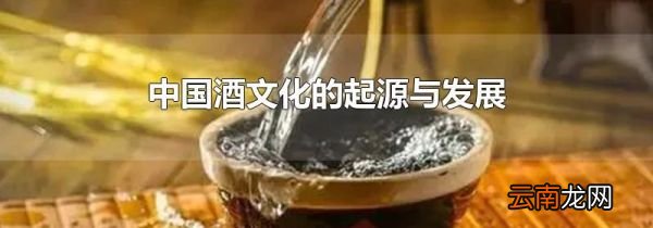 中国酒文化的起源与发展
