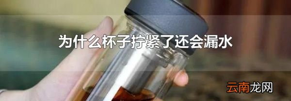 为什么杯子拧紧了还会漏水