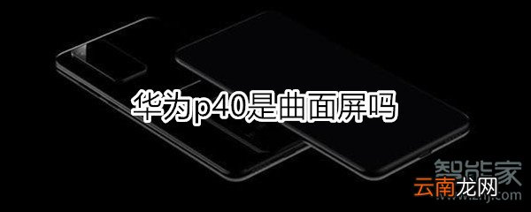 华为p40是曲面屏吗