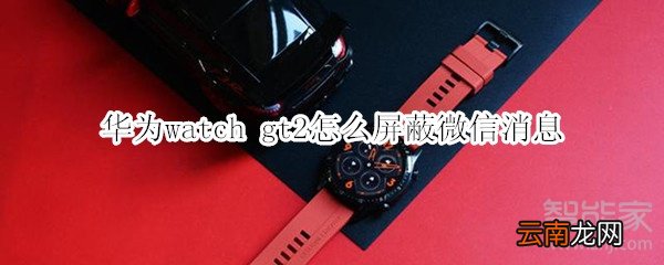 华为watch gt2怎么屏蔽微信消息