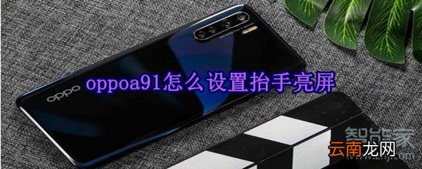 oppoa91怎么设置抬手亮屏