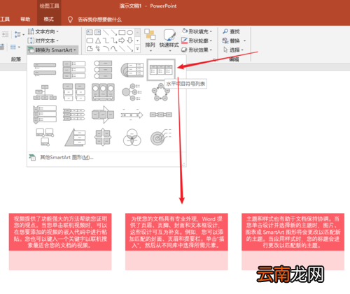 PPT中将文字转换为SmartArtma具体操作步骤