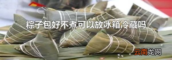 粽子包好不煮可以放冰箱冷藏吗