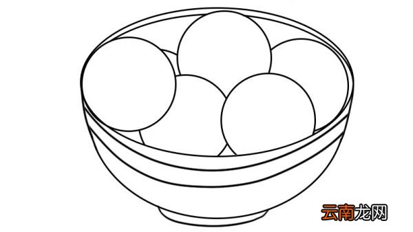 春节美食简笔画