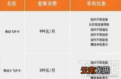 移动飞升卡怎么样？移动飞升卡怎么收费？