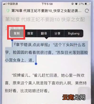 苹果手机中复制粘贴的简单步骤