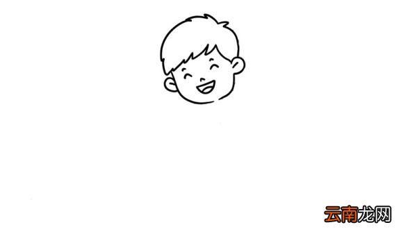 卡通男生简笔画 卡通男生的画法