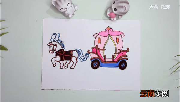 马车简笔画 马车画报