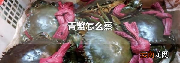 青蟹怎么蒸