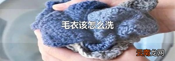 毛衣该怎么洗