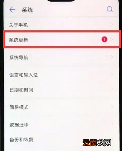 华为nova3e中关闭系统自动更新的详细步骤