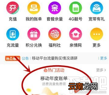 2017移动年度账单在哪查看？