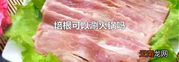 培根可以涮火锅吗
