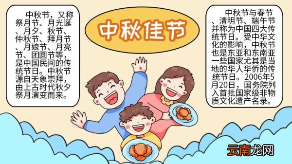中秋节手抄报的画法和步骤 中秋节手抄报的画法