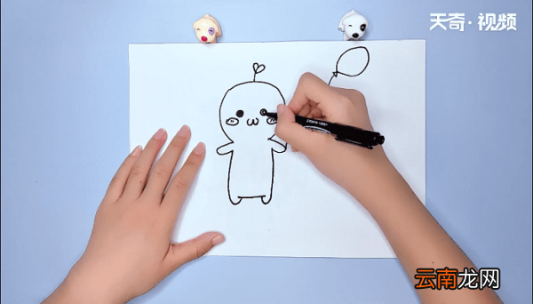 萌萌的草团子简笔画 萌萌的草团子简笔画画报