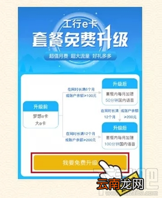 工行e卡怎么办理套餐升级？工行e卡升级方法