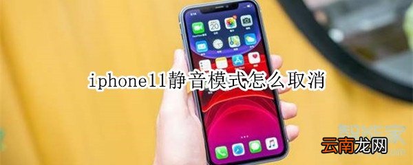 iphone11静音模式怎么取消
