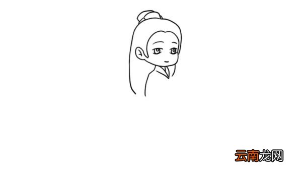 汉服简笔画女 汉服女怎么画