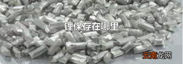 锂保存在哪里