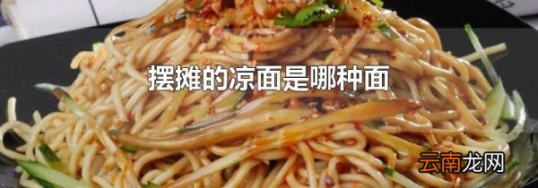 摆摊的凉面是哪种面