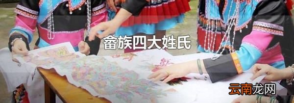 畲族四大姓氏
