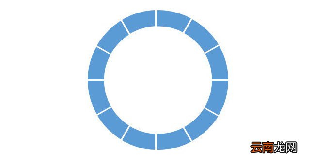 PPT制作出一个分割型环形图具体操作步骤