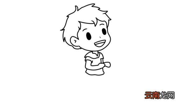 小孩简笔画怎么画小孩简笔画画法