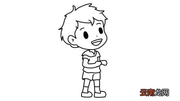 小孩简笔画怎么画小孩简笔画画法