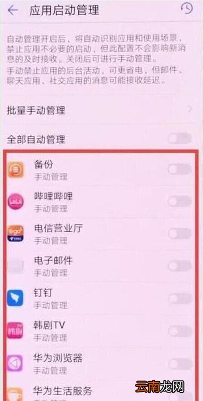 华为p30中将应用自启动关掉具体操作步骤