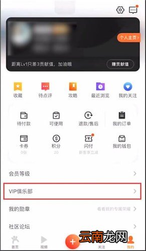 大众点评中成为vip具体操作步骤